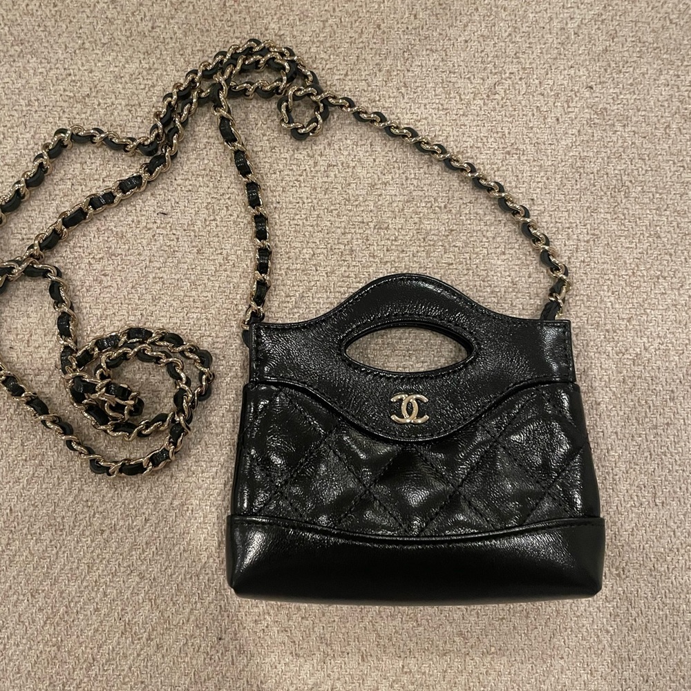 Chanel clutch on chain - new with receipt